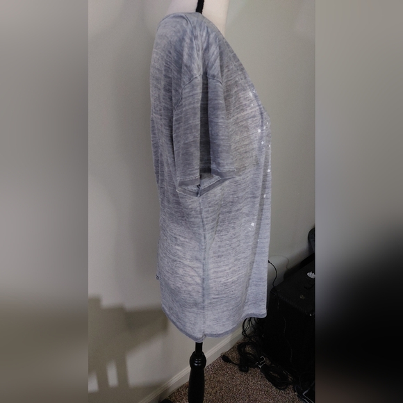 Gray Distressed Michael Jackson Tshirt - Picture 5 of 7